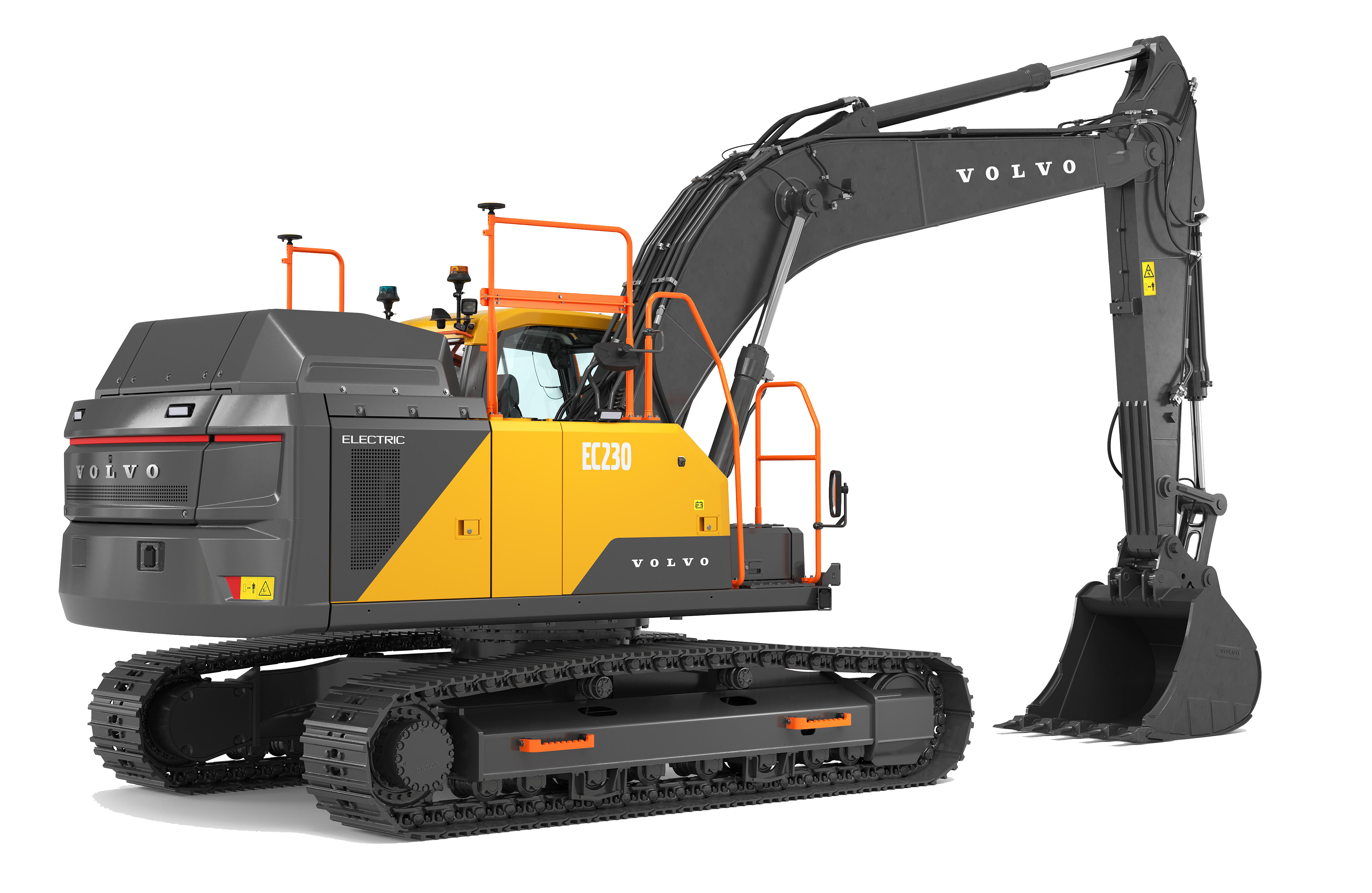 Volvo EC230 Electric - elektrisk grävmaskin på band (450 kW)